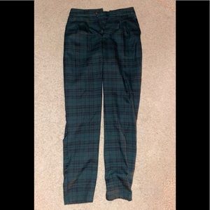 Forever 21 Plaid High Waisted Trousers